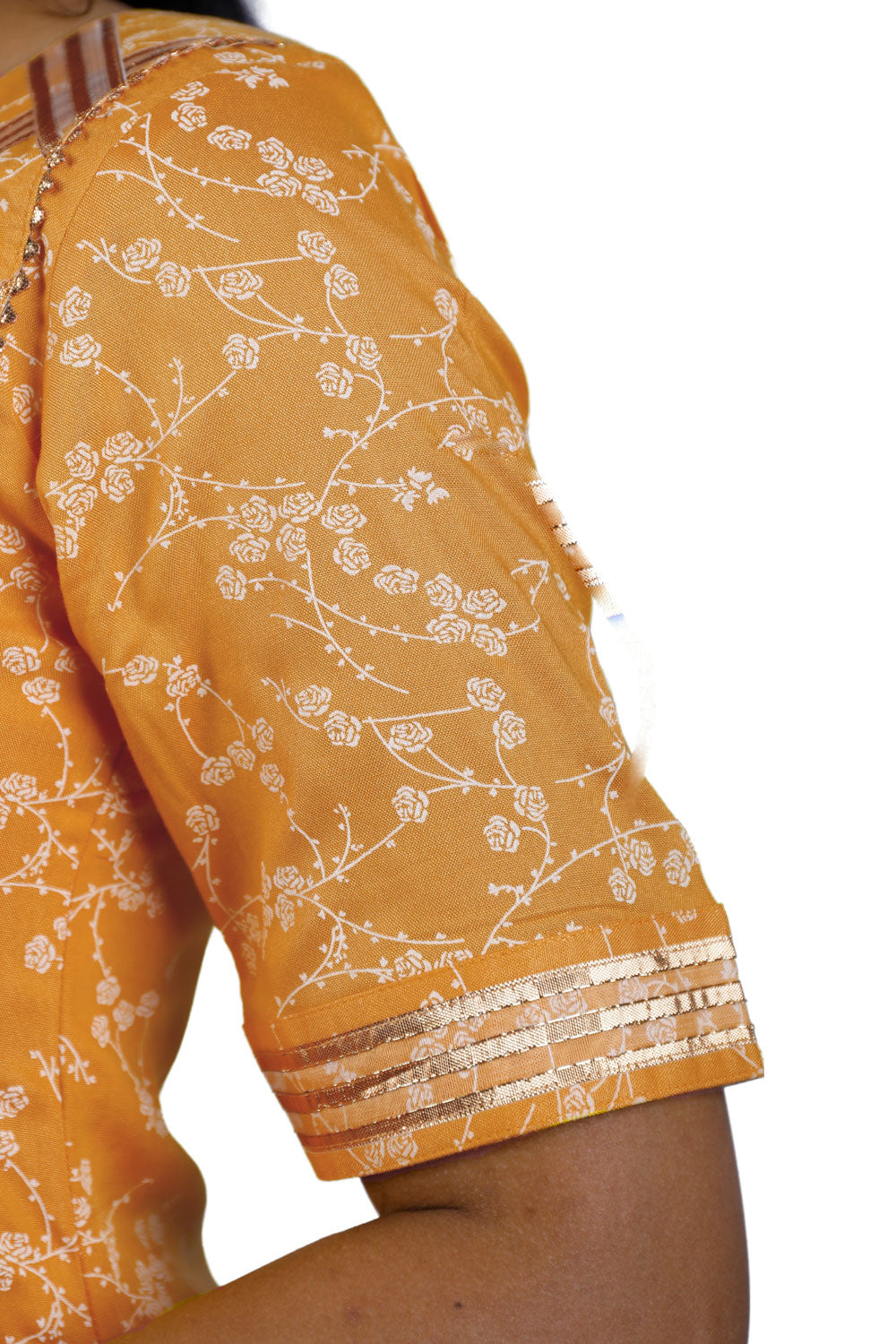 Women Floral Print A-line Kurta (yellow)/S3X173