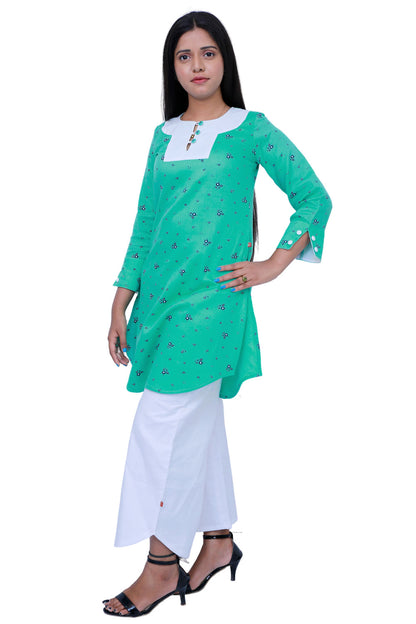 Mint Green Light Straight kurta Set | S3W177