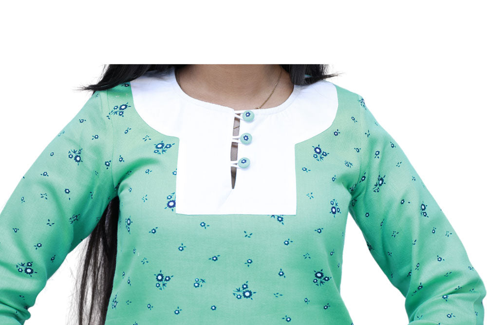 Mint Green Light Straight kurta Set | S3W177