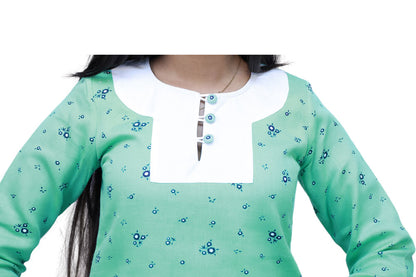 Mint Green Light Straight kurta Set | S3W177