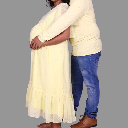 Lemon Yellow Maternity Shoot Combo | S3MWMC4
