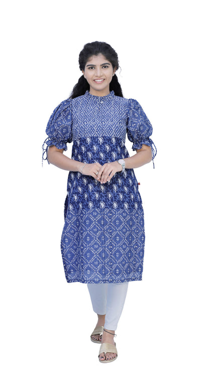 Women Abstract Straight Kurta | S3K618