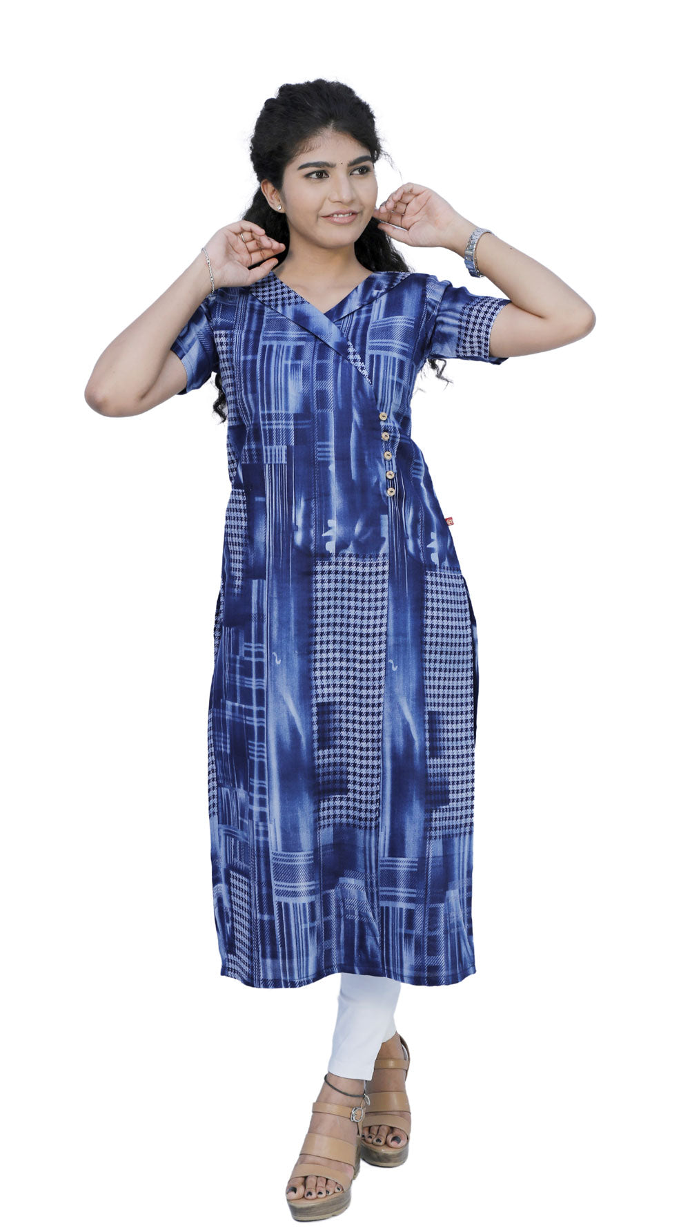 Women Abstract Straight Kurta | S3K616