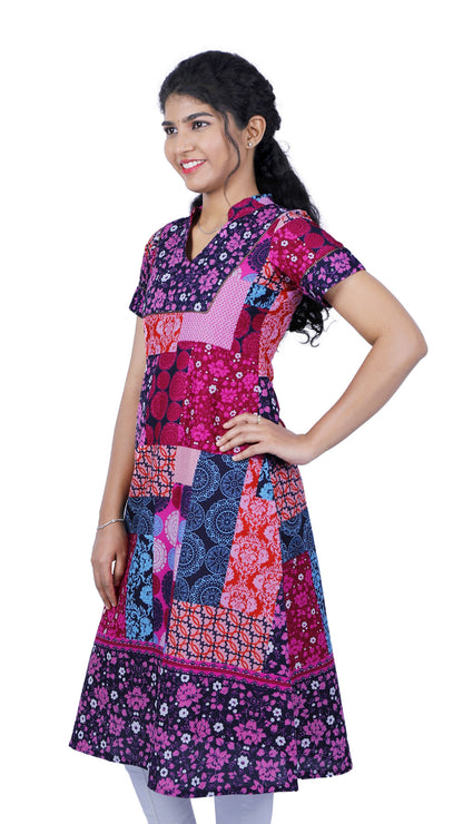Women Abstract A-line Kurta | S3X158