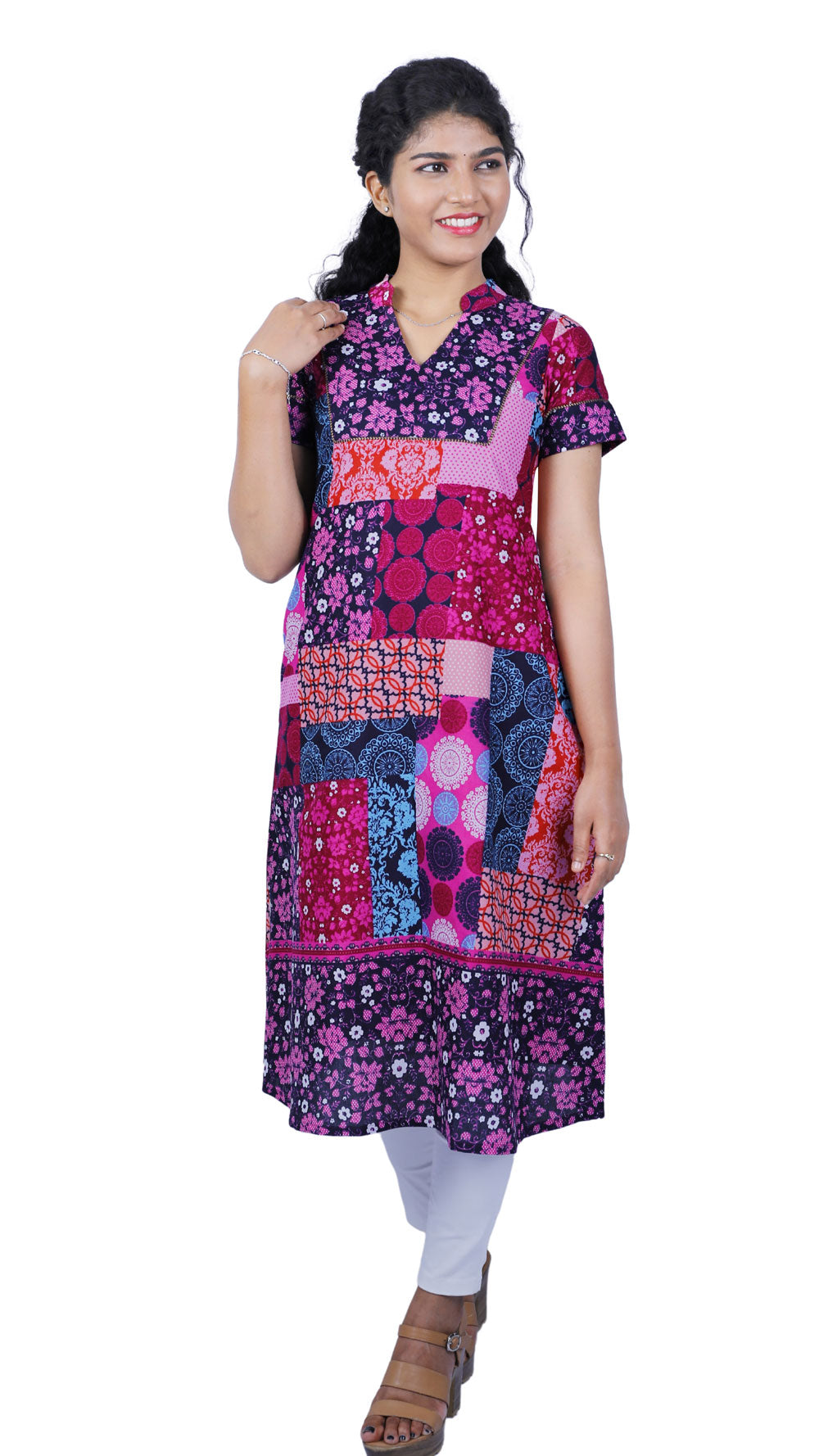 Women Abstract A-line Kurta | S3X158