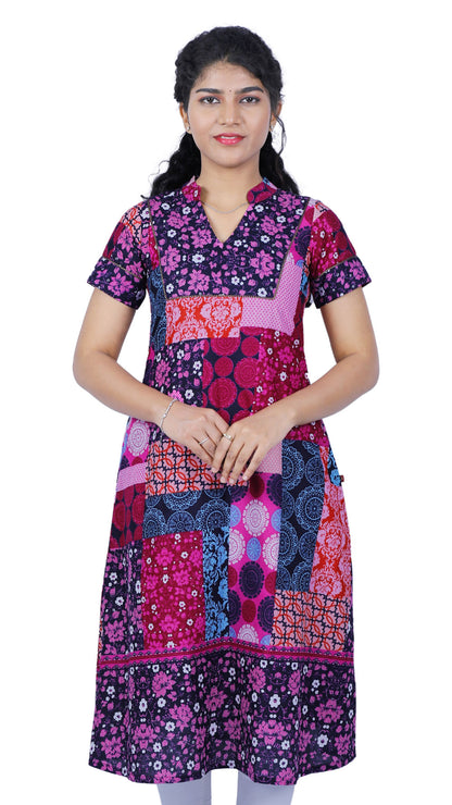 Women Abstract A-line Kurta | S3X158