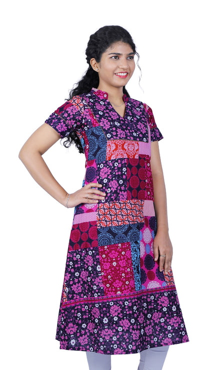 Women Abstract A-line Kurta | S3X158