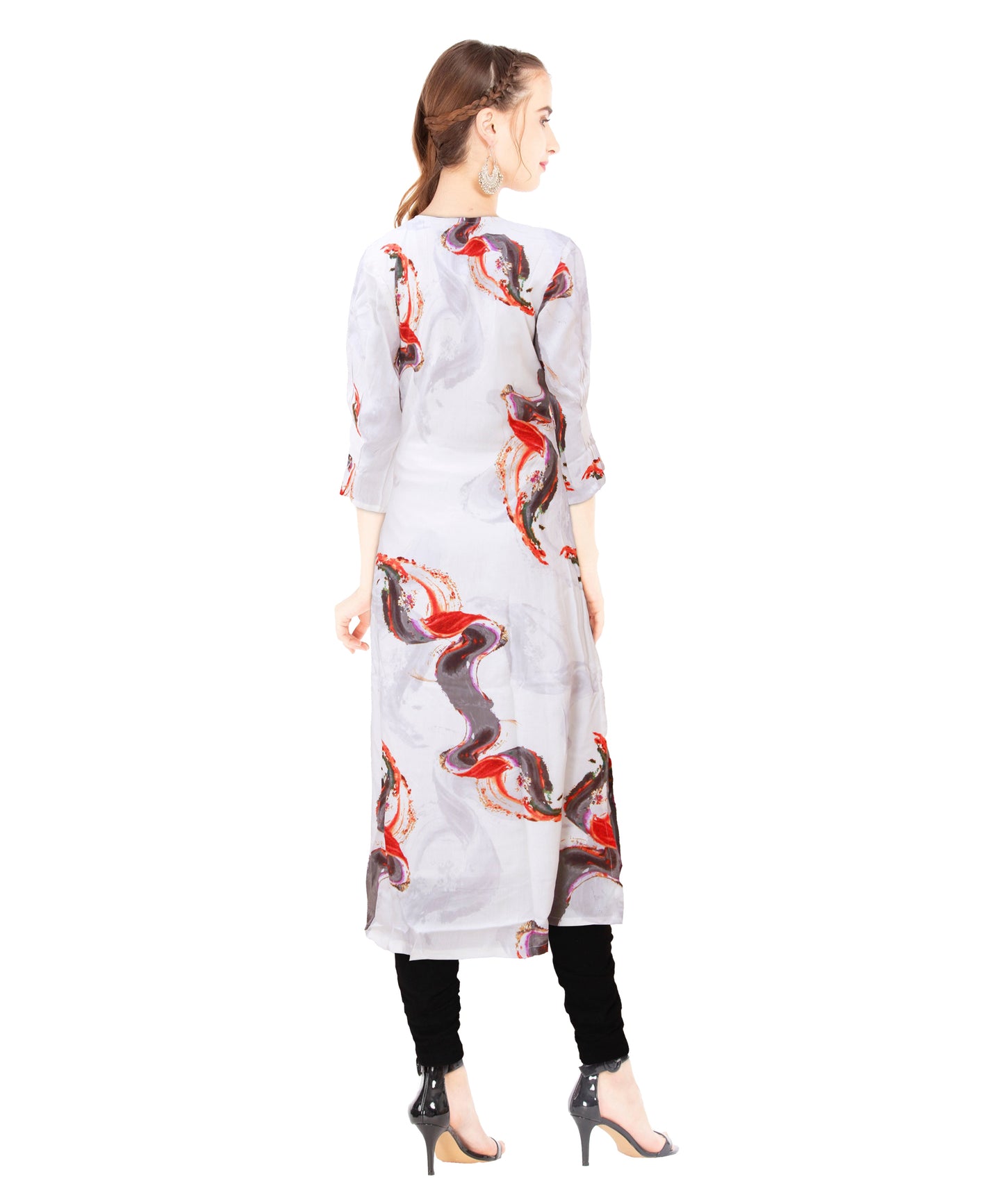 Pearl White Kurta for Women | S3K034