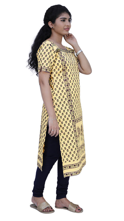 Women Printed Straight Kurta | S3K602