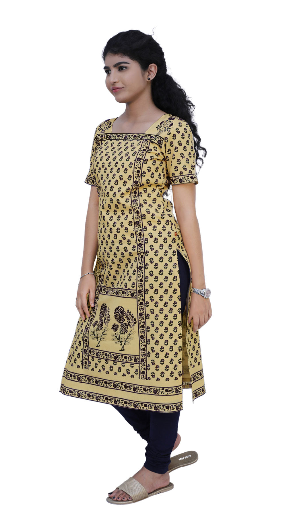 Women Printed Straight Kurta | S3K602