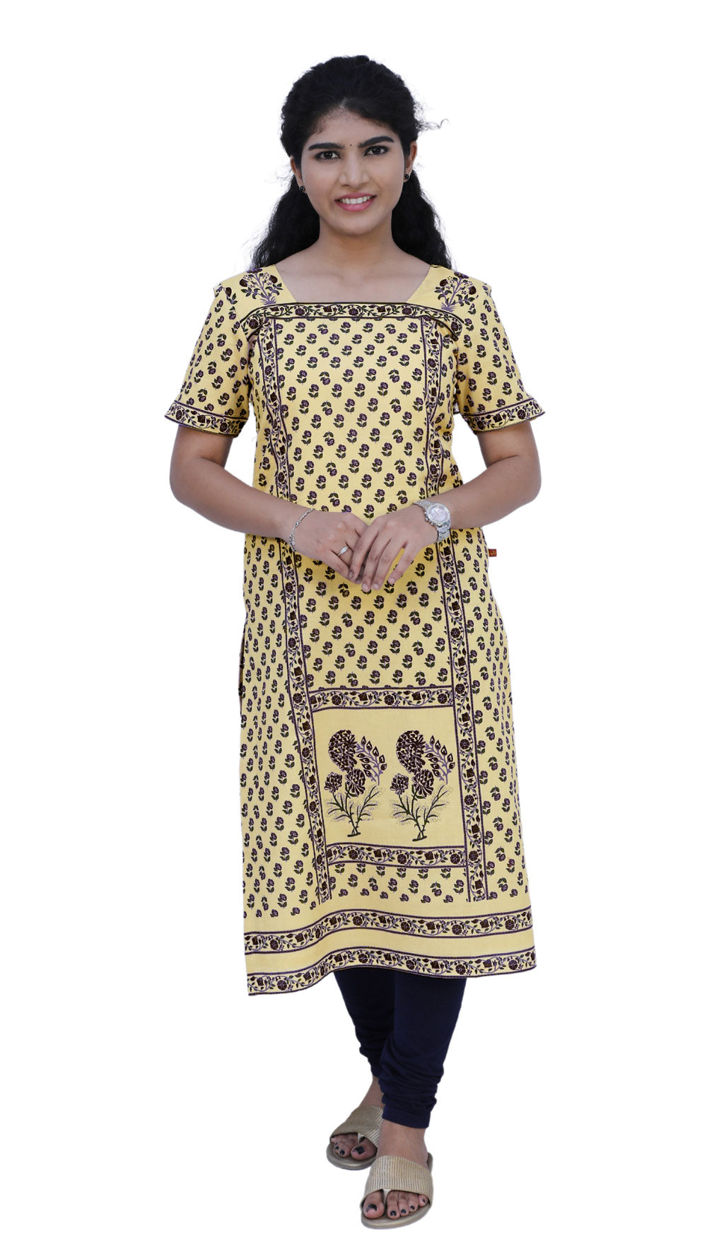 Women Printed Straight Kurta | S3K602