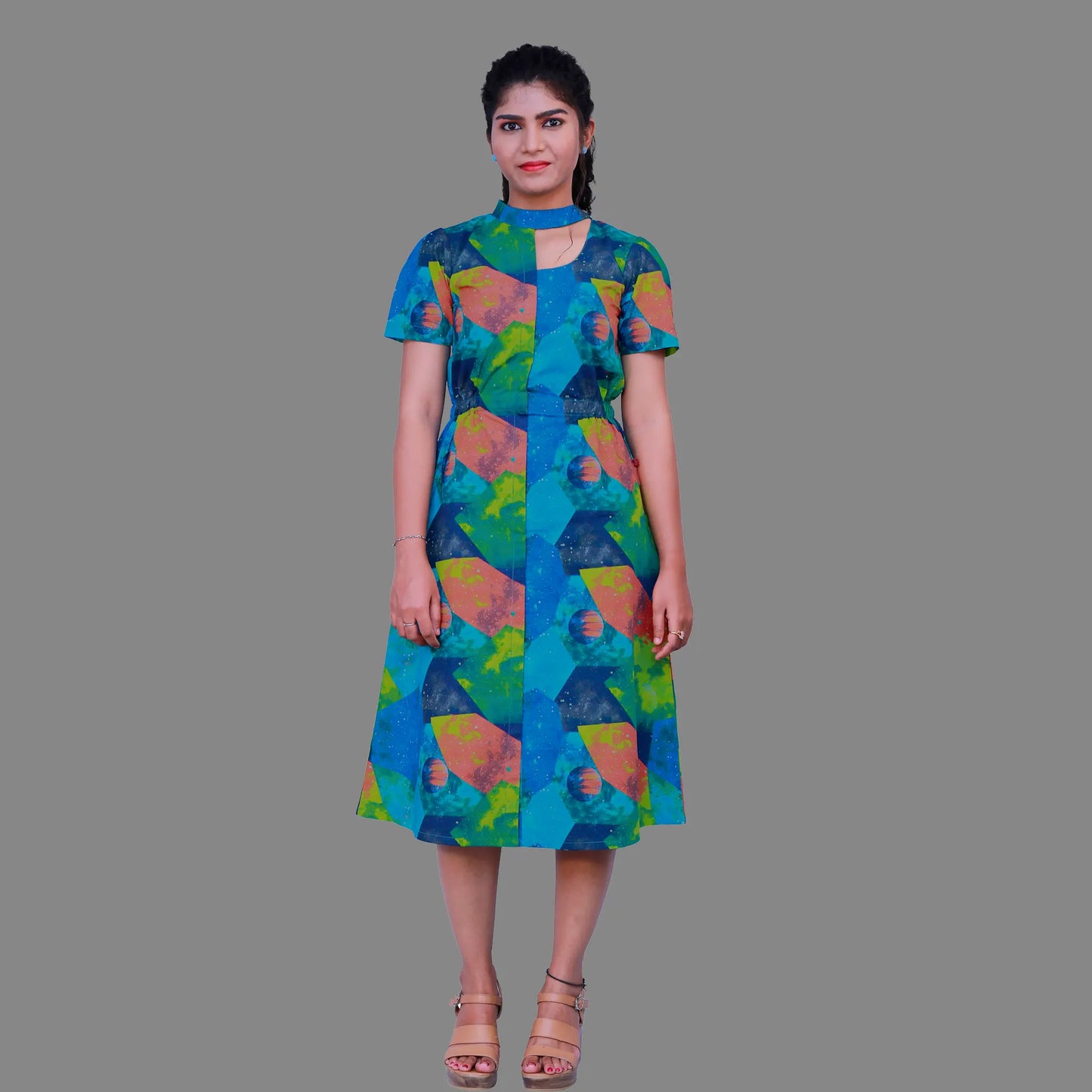 Multicolor One Piece Dress | S3D264