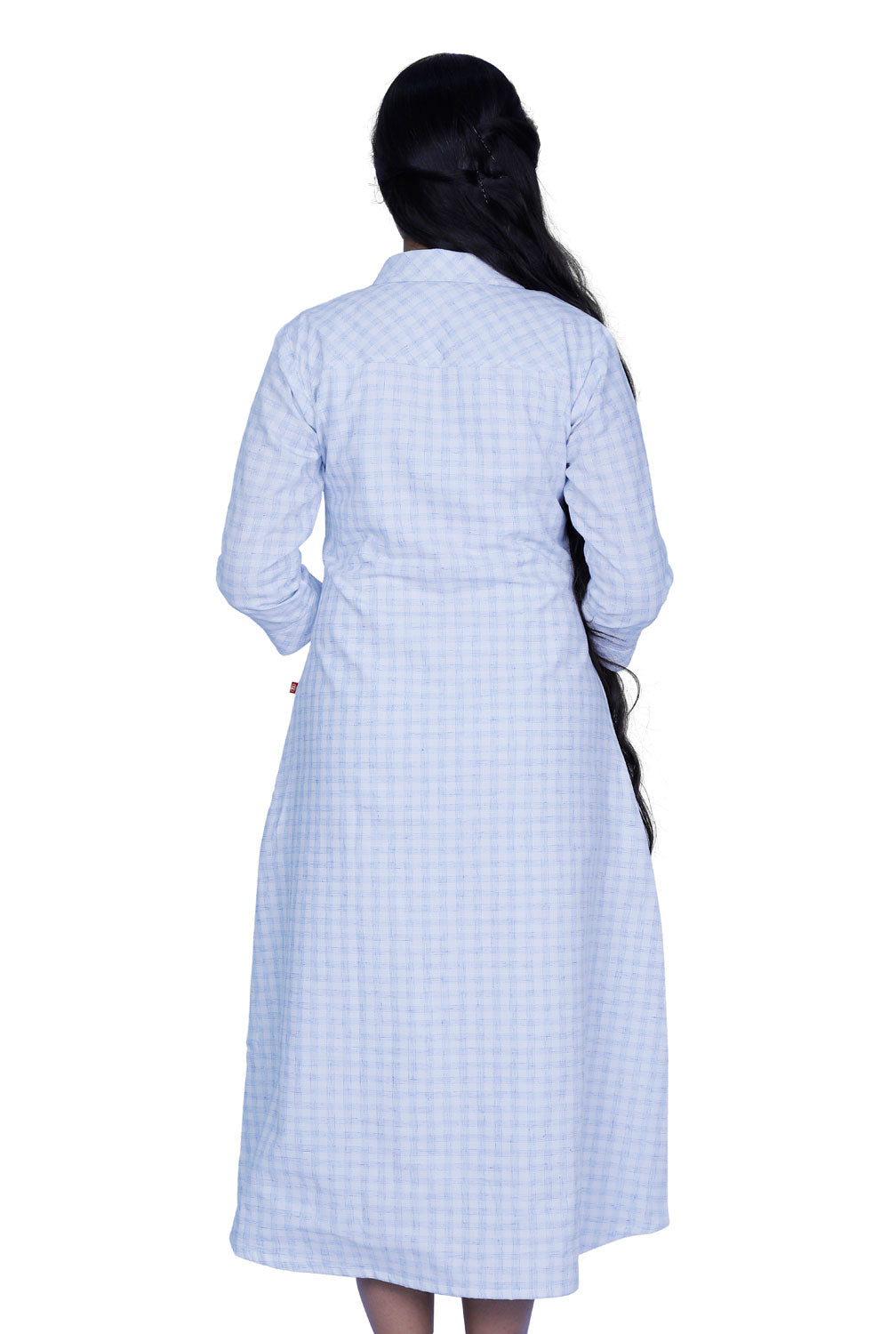 Women Checkered A-line Kurta | S3K043