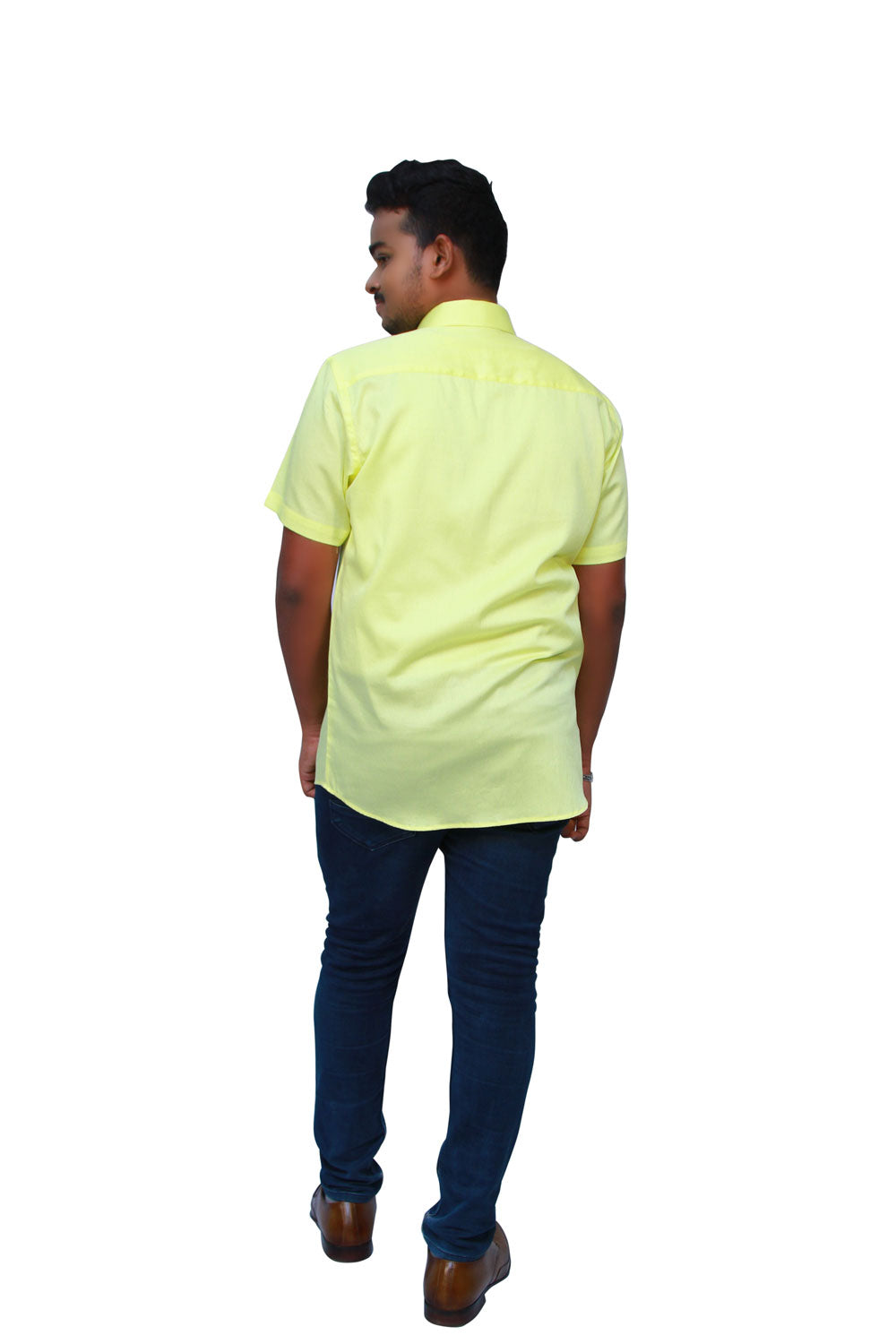 Solid Yellow Men’s Shirt |  S3S723