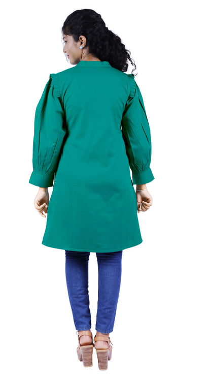 Women Green Dress | S3K061