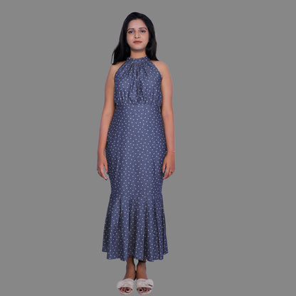 Blue Denim Bodycon Dress | S3D428