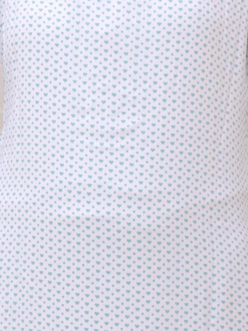 White Straight Cotton Kurta | S3K042