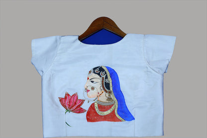 Tanjore Art Handpainted Blouse | S3MB59