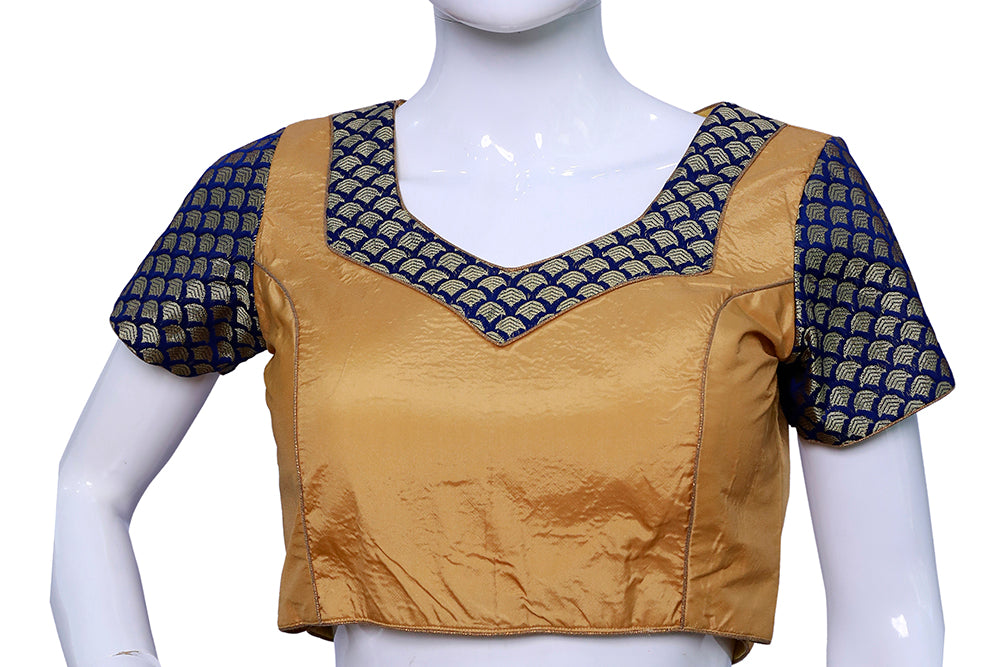 Mustared Yellow Ready Made Blouse   | S3B14