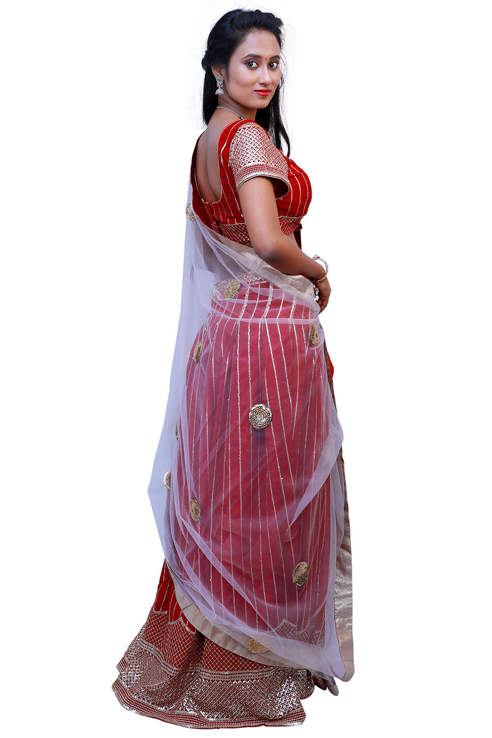 Rose Gold Lehenga Set | S3SKD1153