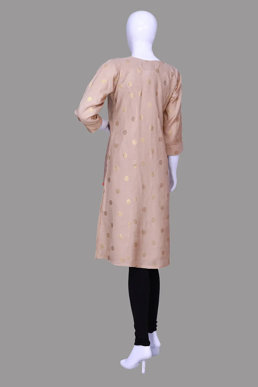Dull Gold Ethnic Kurti | S3X139