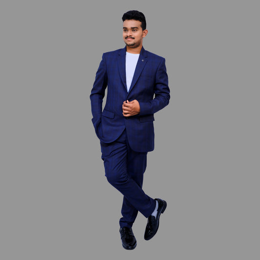 Men's Navy Blue Blazer | S3MBR