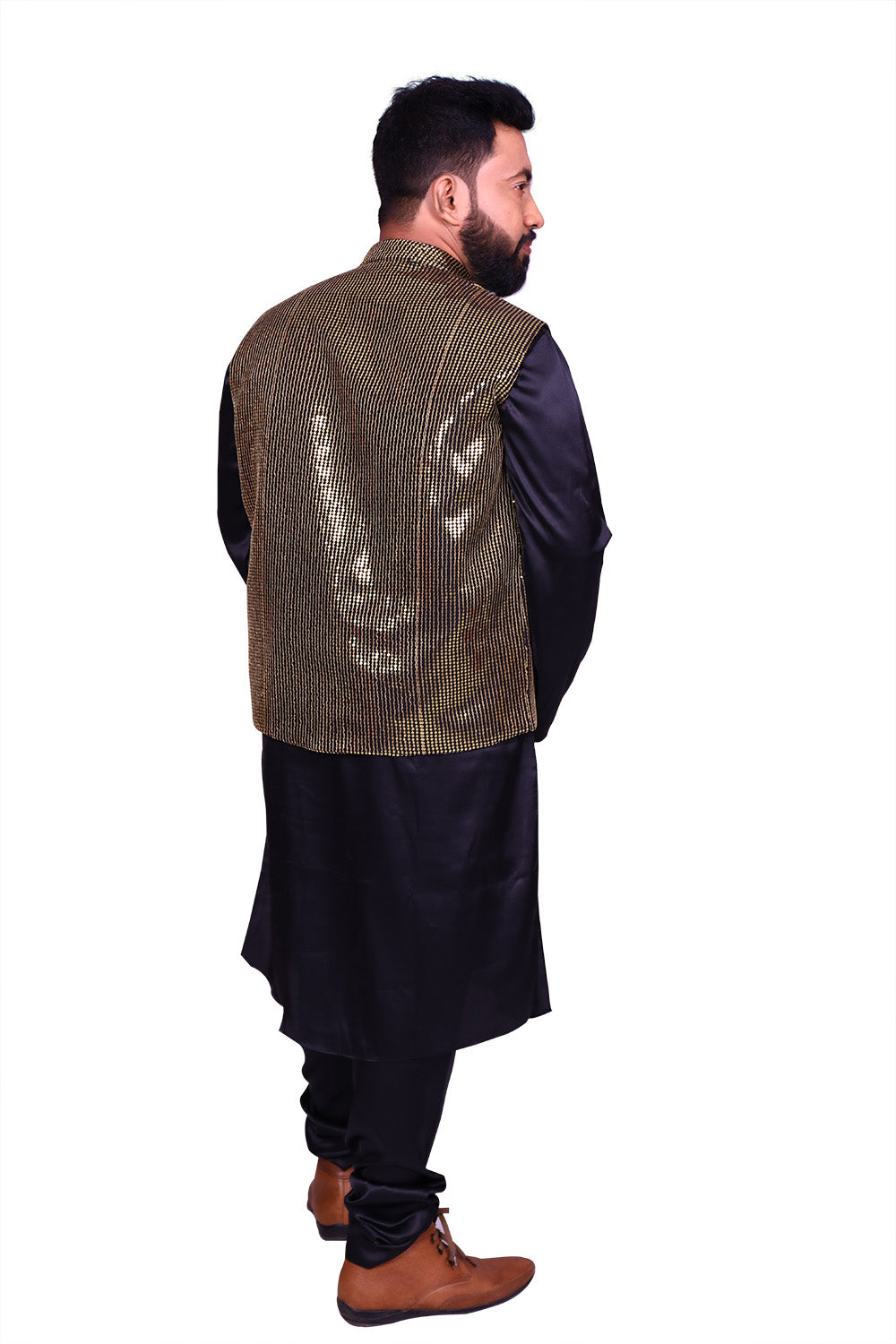 Waist Coat & Kurta Pyjama Set | S3WKP1152