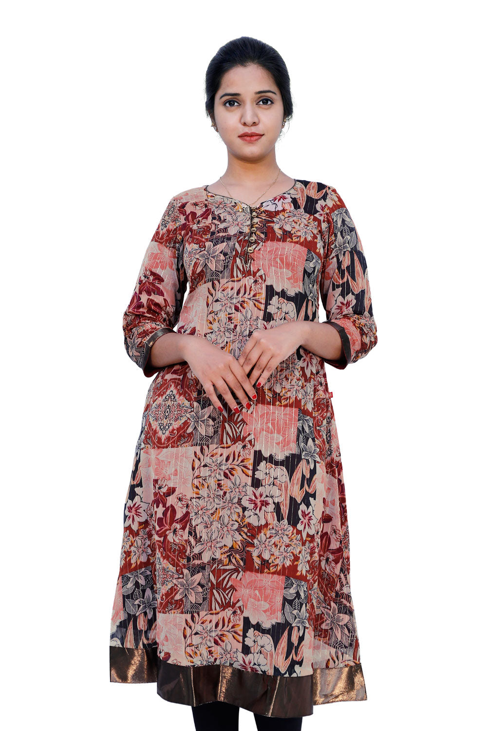 Women Printed A-line Kurta | S3K358