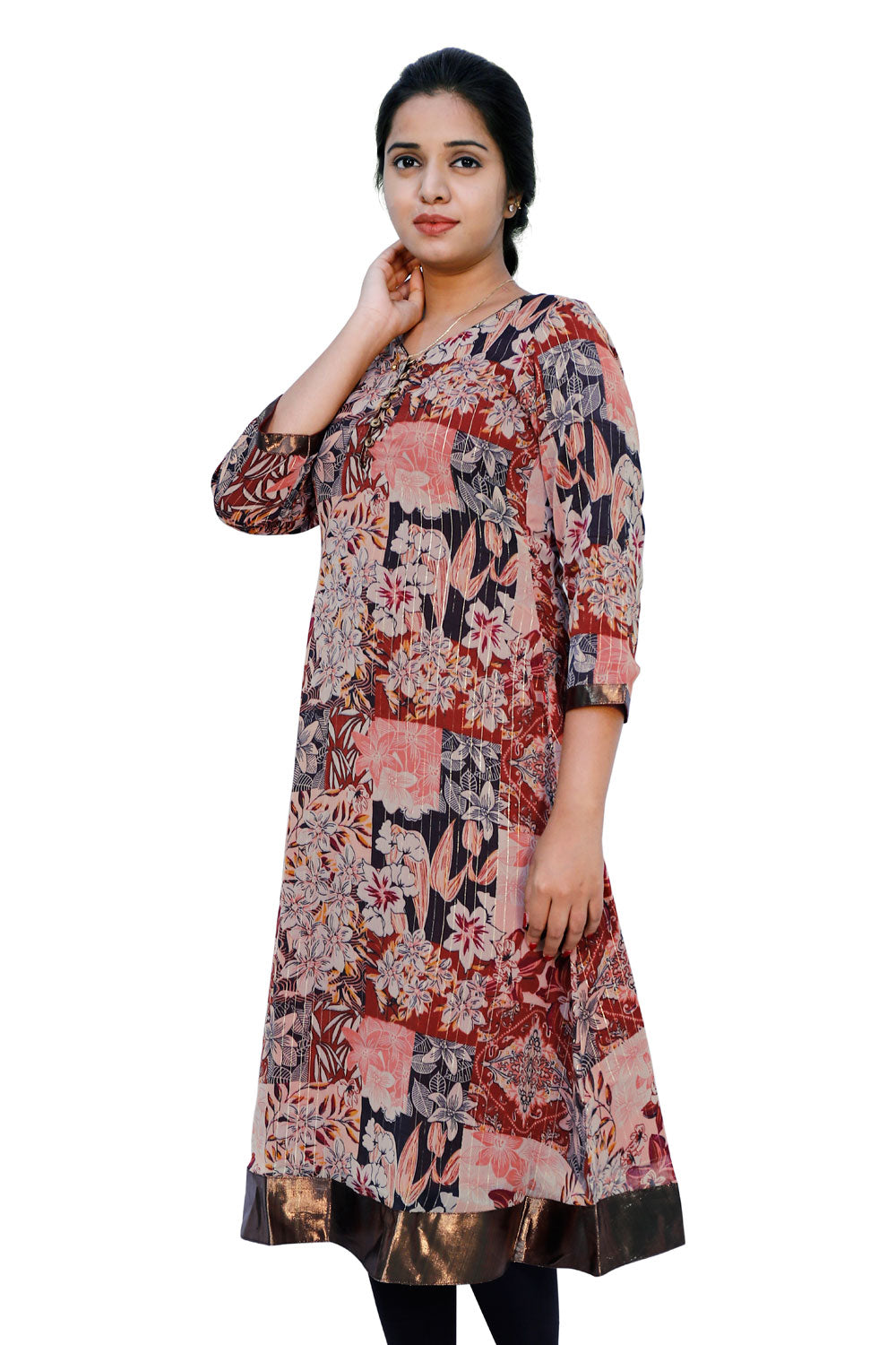 Women Printed A-line Kurta | S3K358