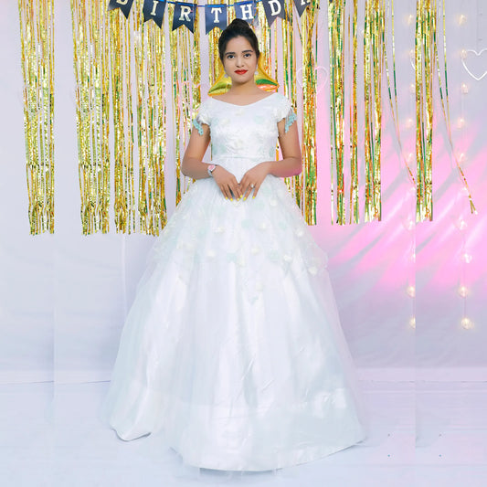 Women’s Mint Green Wedding Gown | S3G867