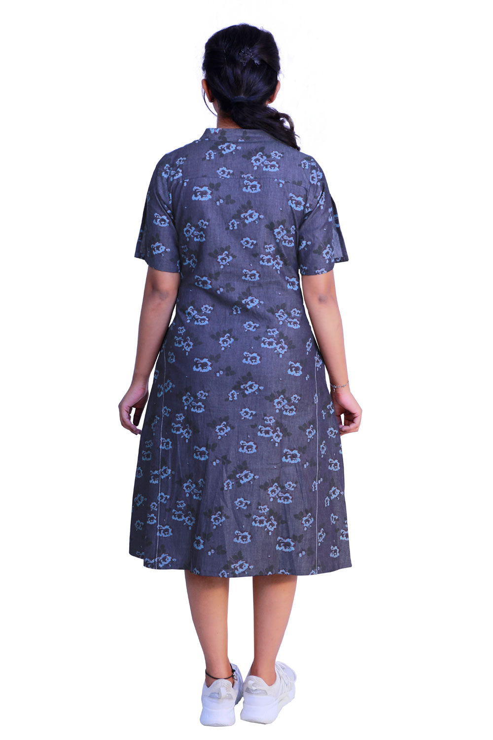 DENIM MAXI BLUE DRESS | S3D430