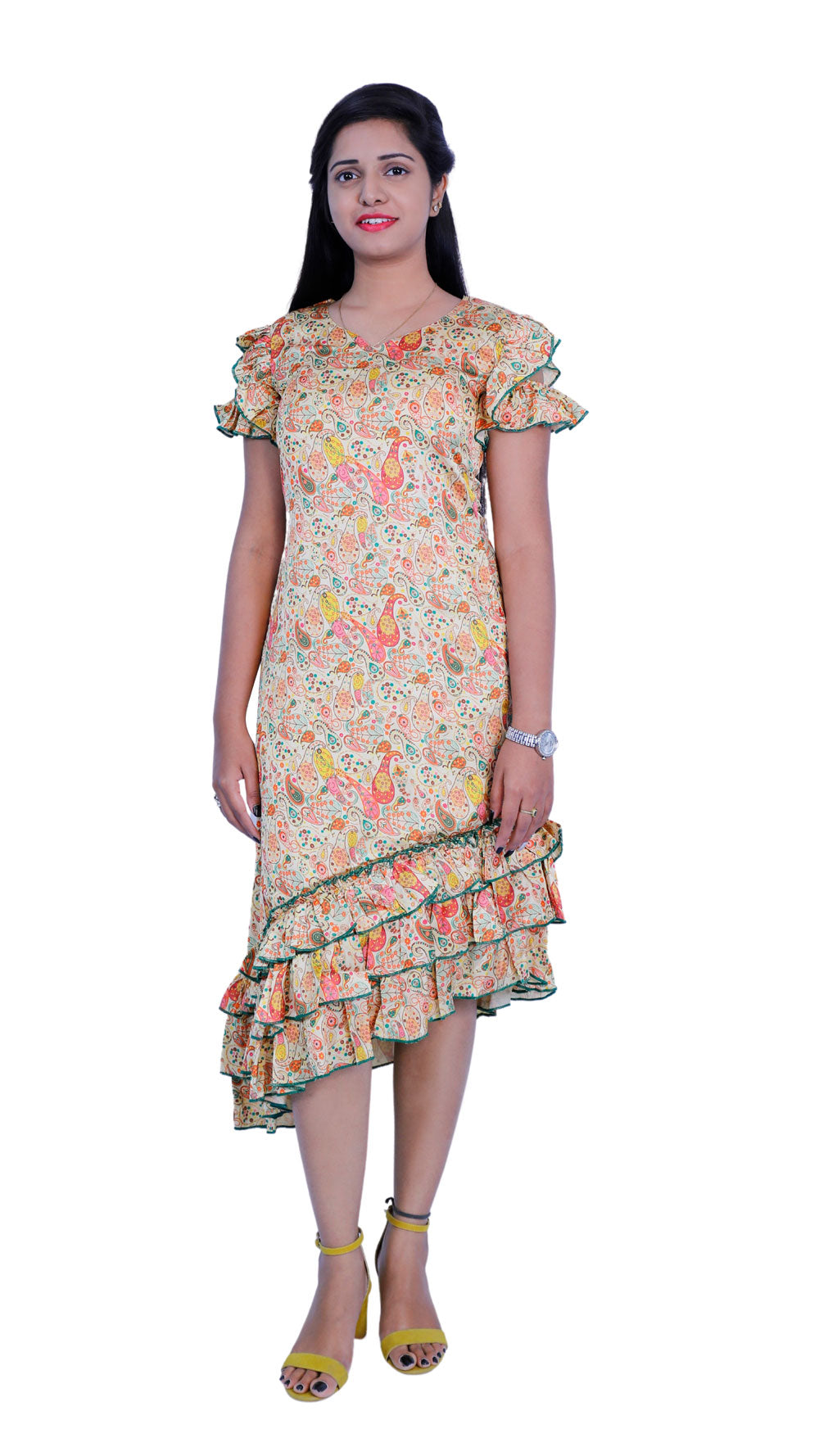 Sleeveless Designer Long One Piece Dress, Technics : Woven, Pattern :  Printed at Rs 600 / Piece in Surat