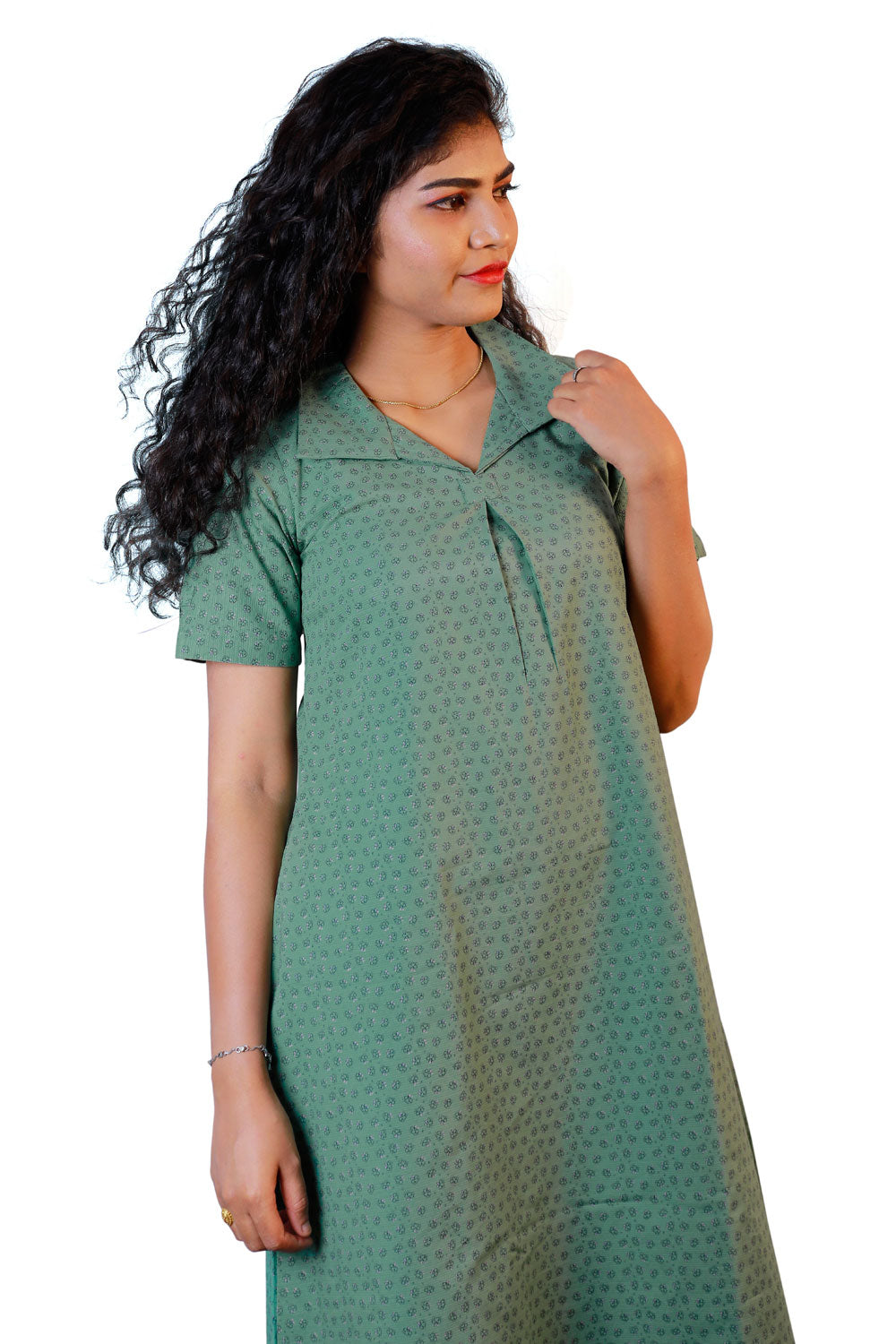 MAXI GREEN DRESS | S3W127
