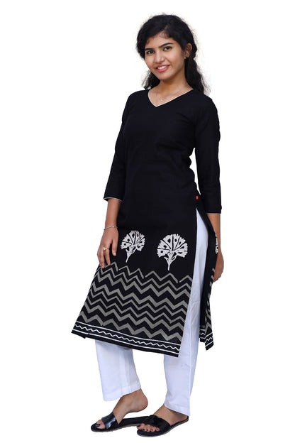 Women Printed Straight Kurta