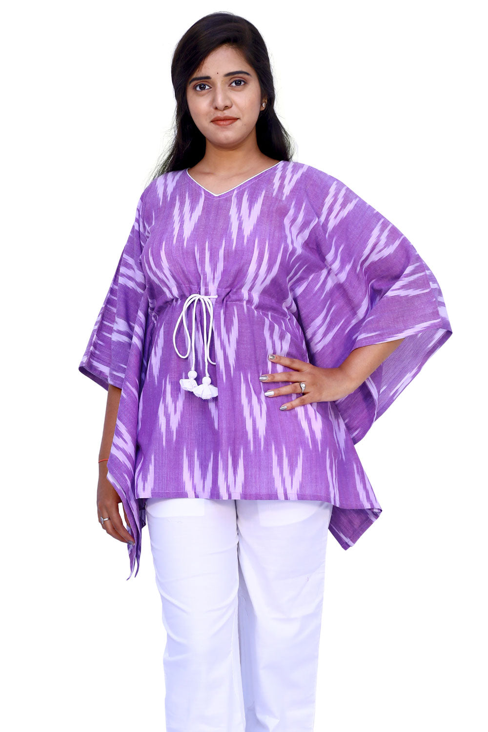 Printed Cotton Blend Women Kaftan