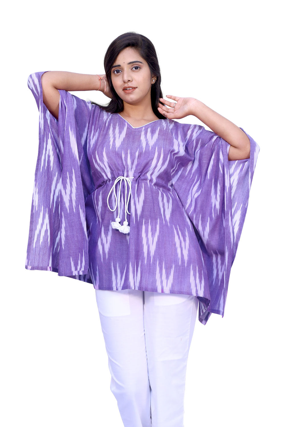 Printed Cotton Blend Women Kaftan