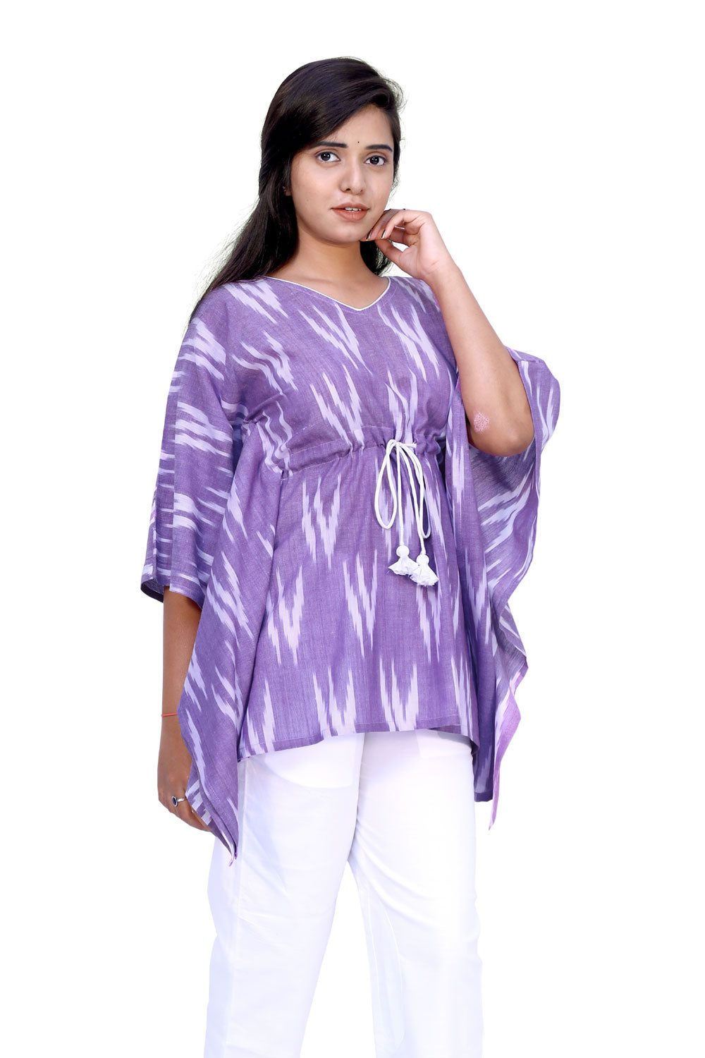 Printed Cotton Blend Women Kaftan
