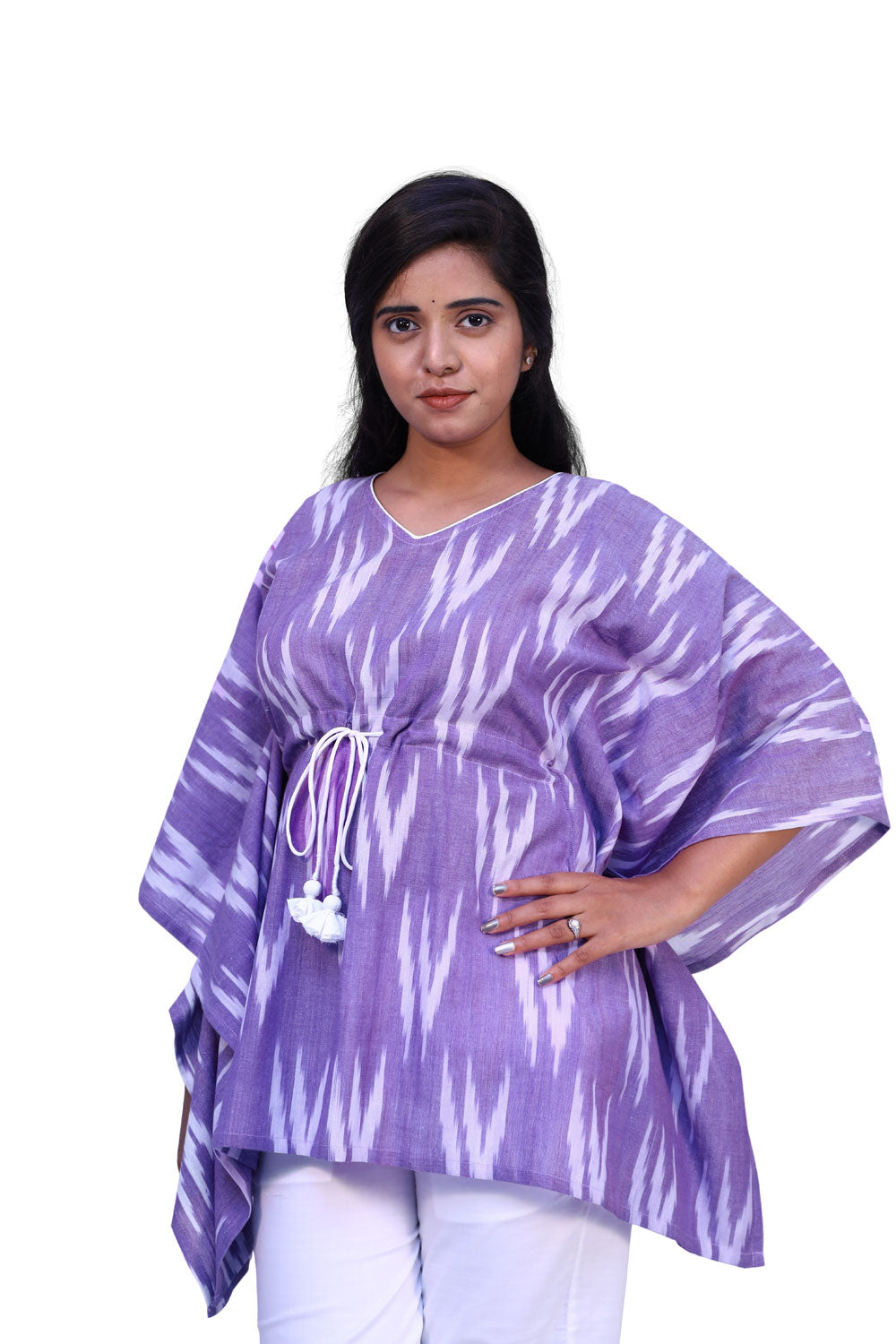 Printed Cotton Blend Women Kaftan