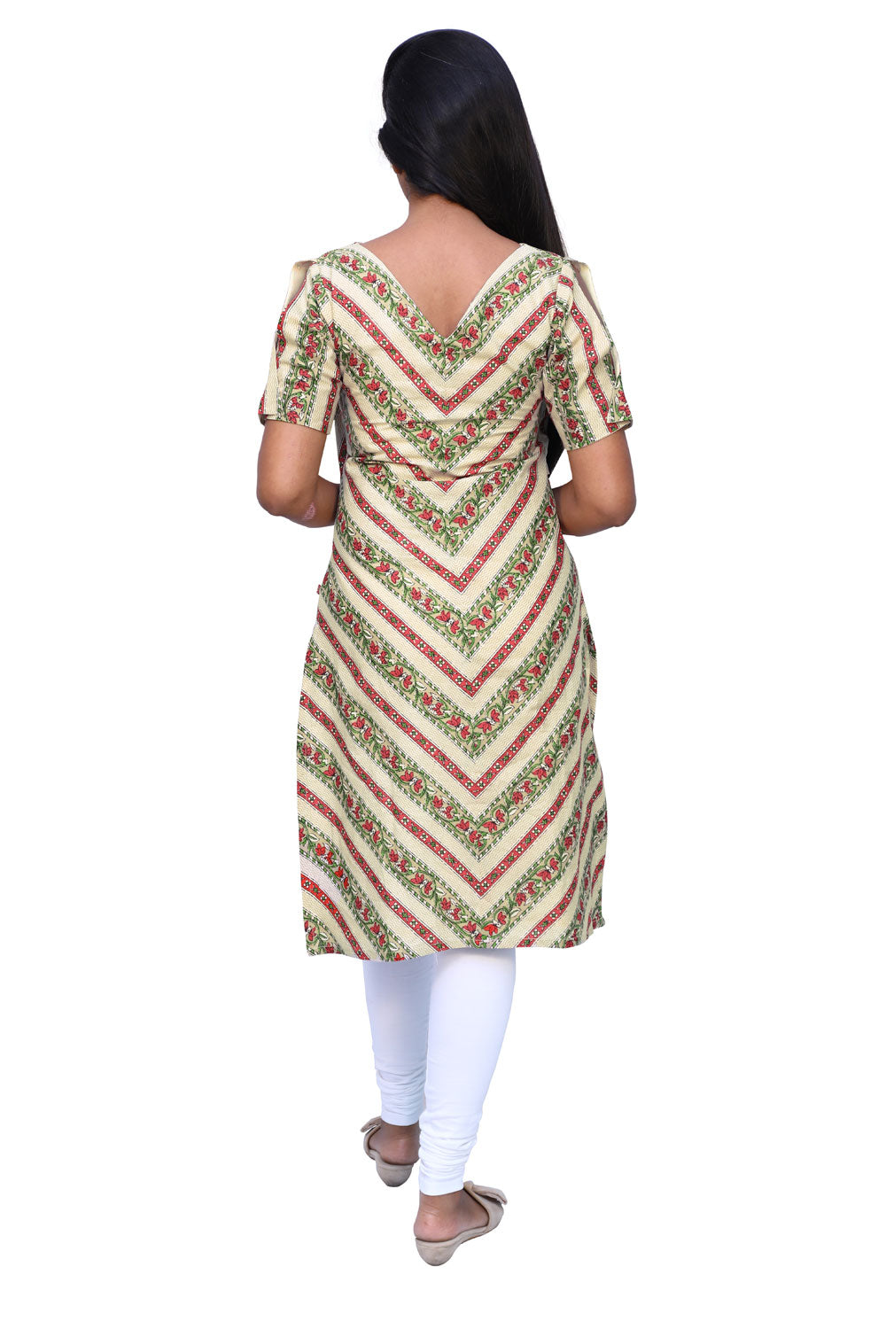 Women Color block Straight Kurta | S3K735