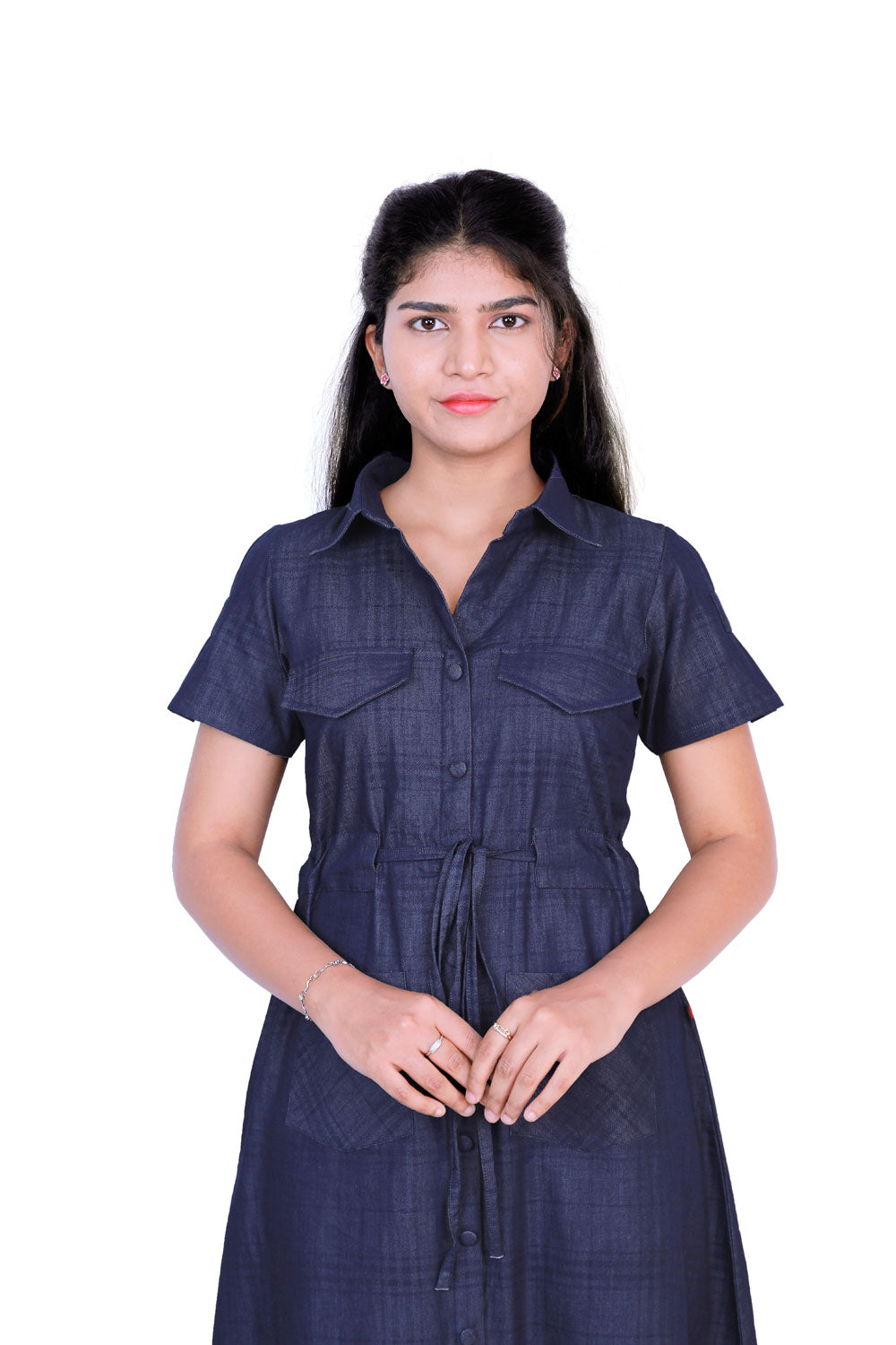 Denim One Piece Dress | S3D423