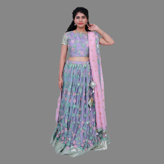 Multi-Color Lehenga Choli Set | S3G191