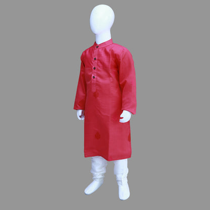 Baby Boy Plain Pink Kurta | S3BK