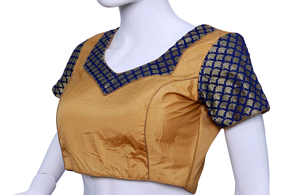 Mustared Yellow Ready Made Blouse   | S3B14