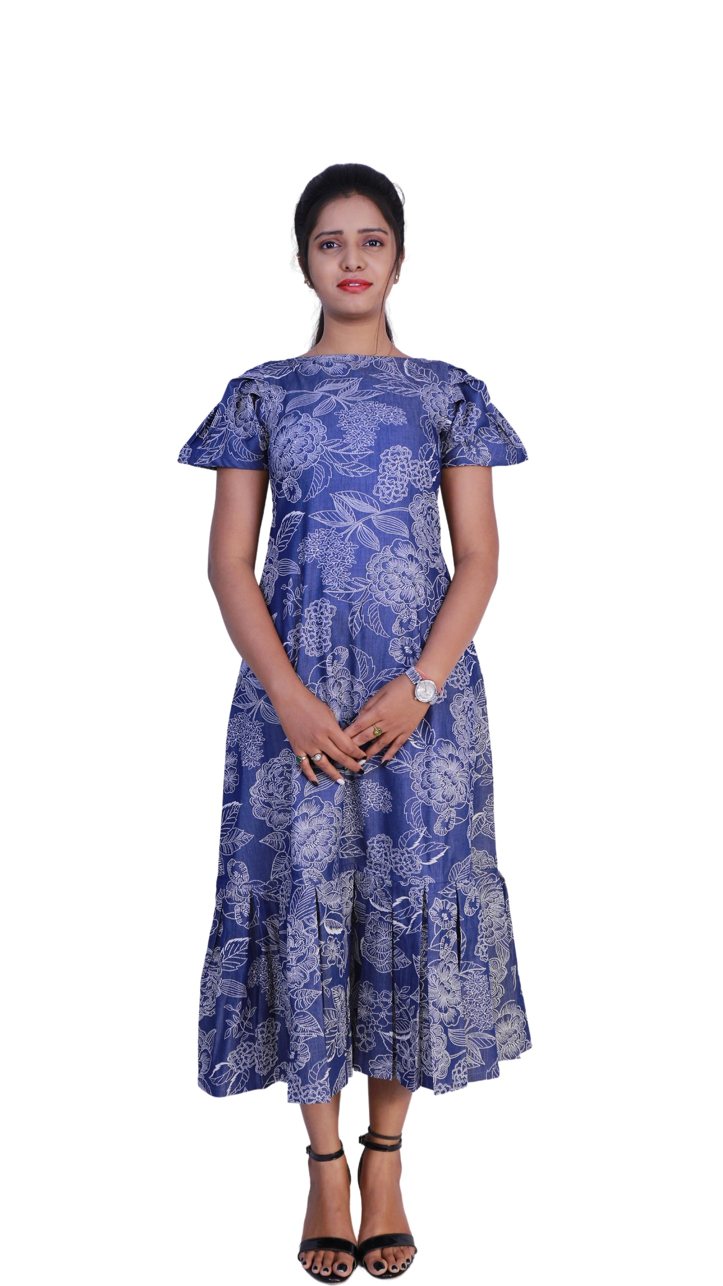Women Denim Gown | S3D403