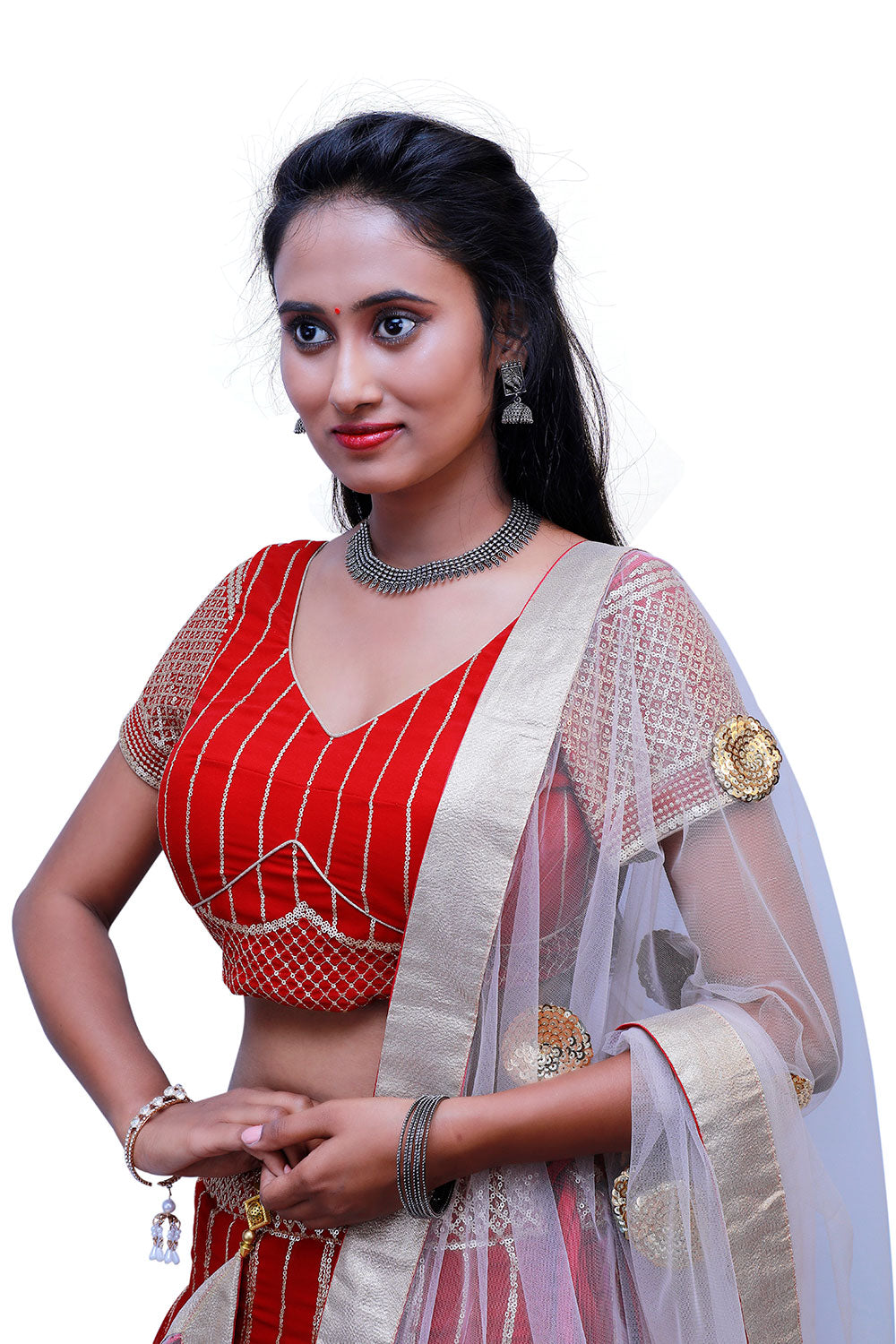Rose Gold Lehenga Set | S3SKD1153