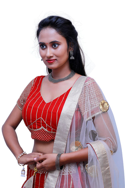 Rose Gold Lehenga Set | S3SKD1153