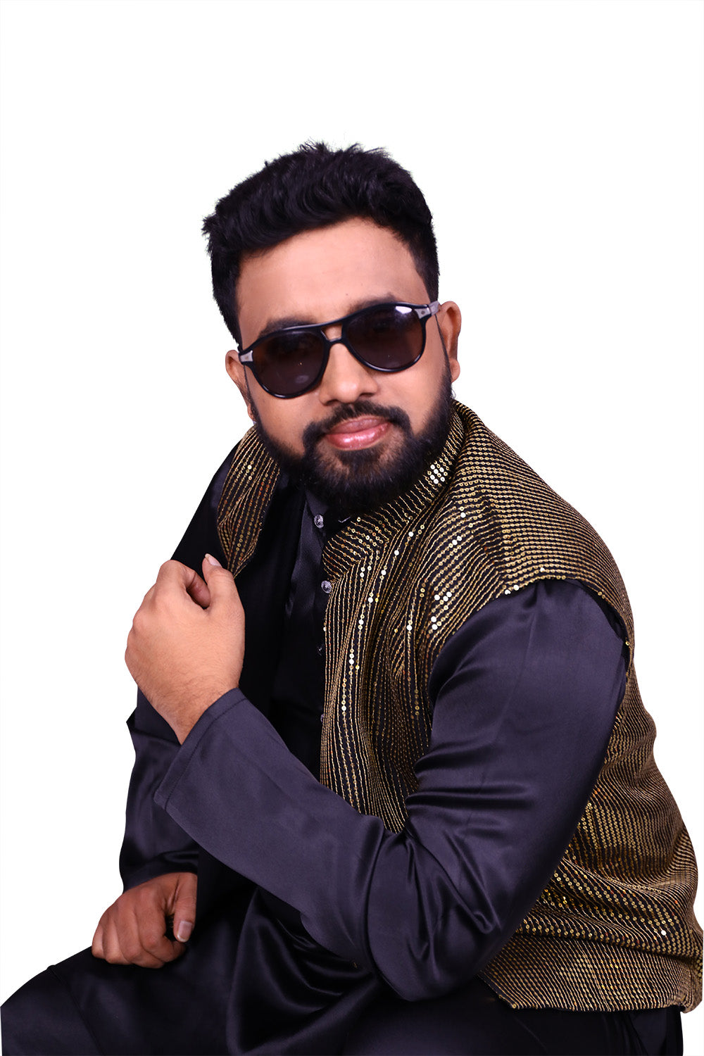 Waist Coat & Kurta Pyjama Set | S3WKP1152