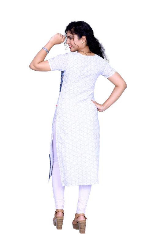 Floral Print Straight Kurta | S3K755