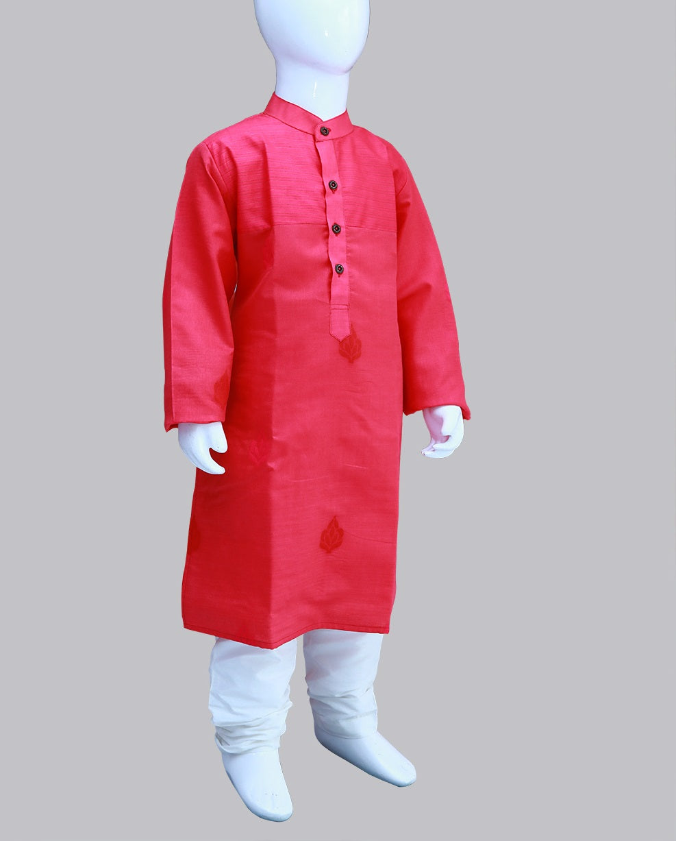 Baby Boy Plain Pink Kurta | S3BK