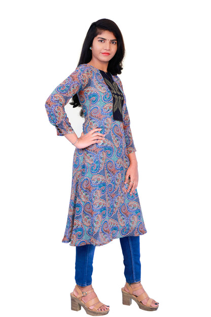 Women Aztec Straight Kurta | S3K360